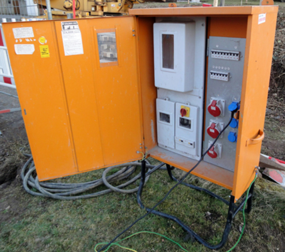 Baustromkasten bei Elektro Ruths Installationen GmbH in Mühltal