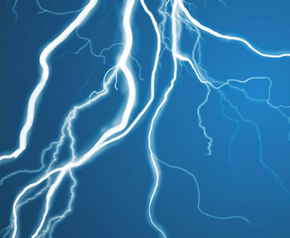 Blitz bei Elektro Ruths Installationen GmbH in Mühltal
